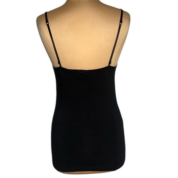 Y2K Cowgirl Up black glittery sequin cami tank top vintage deadstock - Picture 5 of 8